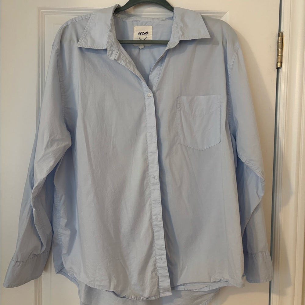 Aerie Light Blue beach cover up